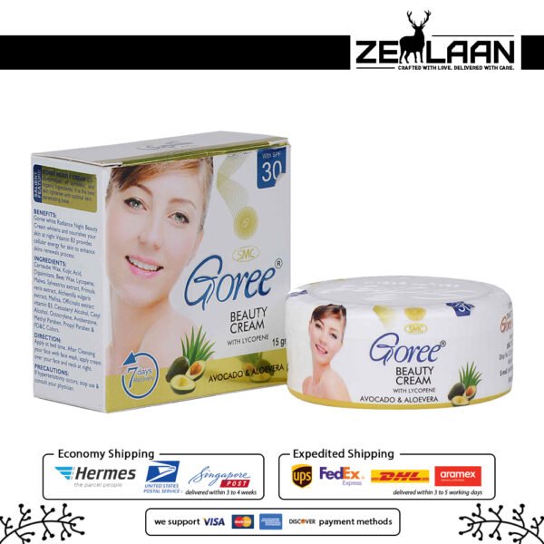 Goree Beauty Cream original packaging for skin whitening and dark spot removal