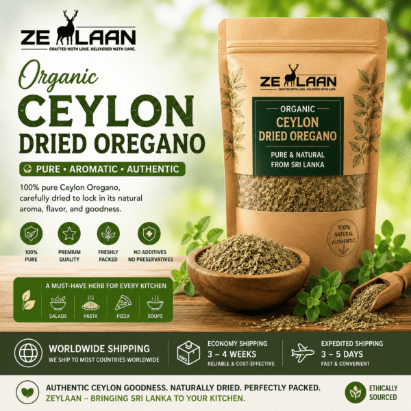 Organic Premium Ceylon Dried Oregano from Sri Lanka