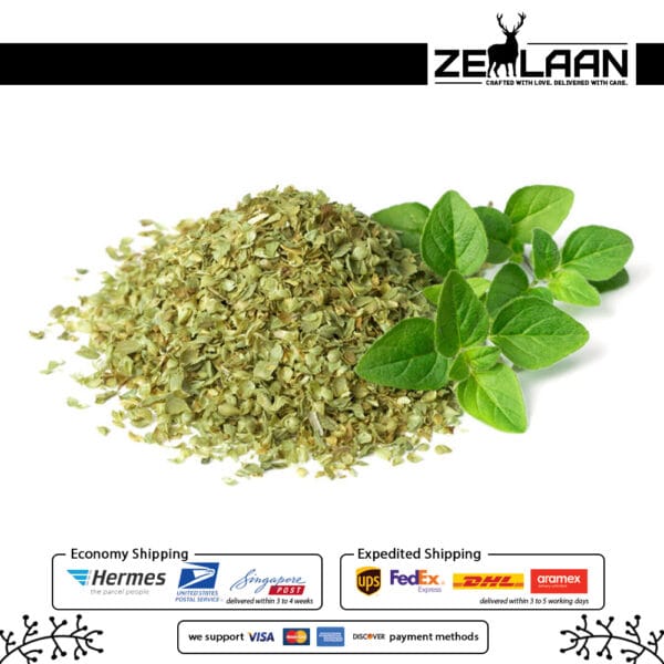 Organic Premium Ceylon Dried Oregano, Grade No. 1 rubbed dried leaves from Sri Lanka featuring high carvacrol for medicinal tea and culinary use 11