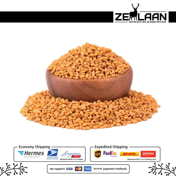 Organic Premium Ceylon Fenugreek Seeds, Grade No. 1 whole yellow-gold seeds from Sri Lanka featuring high essential oils for medicinal and culinary use 3 Organic Premium Ceylon Fenugreek Seeds, Grade No. 1 whole yellow-gold seeds from Sri Lanka featuring high essential oils for medicinal and culinary use 3