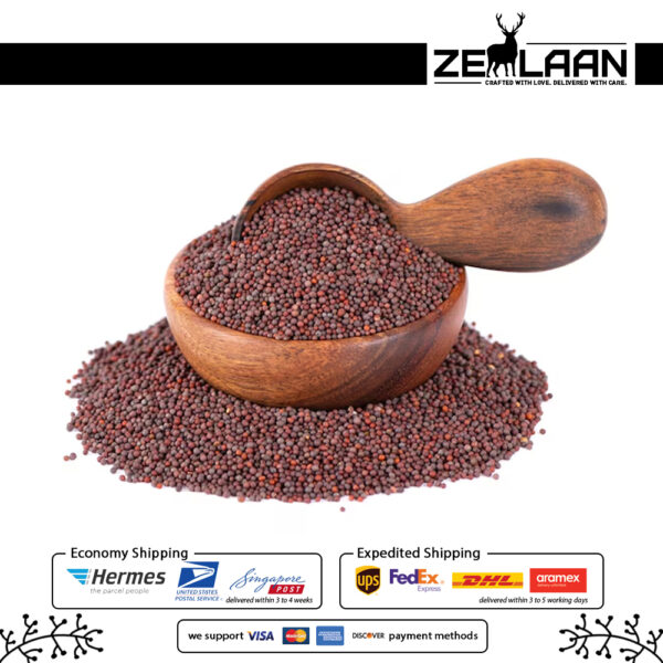 Organic Premium Ceylon Mustard Seeds, Grade No. 1 whole black and brown seeds from Sri Lanka featuring high essential oils for medicinal and culinary use 3 Organic Premium Ceylon Mustard Seeds, Grade No. 1 whole black and brown seeds from Sri Lanka featuring high essential oils for medicinal and culinary use 3