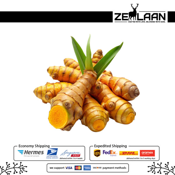 Organic Premium Ceylon Turmeric powder, Grade No. 1 deep orange turmeric from Sri Lanka with high curcumin content for medicinal and culinary use 2