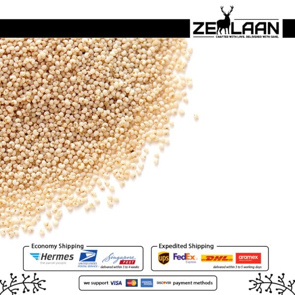 Organic Premium Ceylon White Poppy Seeds, Grade No. 1 whole ivory-white seeds from Sri Lanka featuring high essential minerals for medicinal and culinary use 2