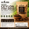 Organic Premium Ceylon Star Anise from Sri Lanka