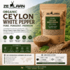 Organic Premium Ceylon White Pepper from Sri Lanka