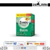 Zandu Balm jar and box featuring the iconic butterfly logo, 100 years of trust, and fast action formula for lifestyle disorders