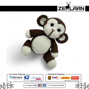 Handmade Crochet Monkey Mini View 3