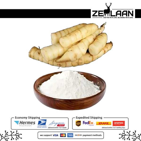 Premium Organic Arrowroot Powder  - Pure Gluten Free Starch