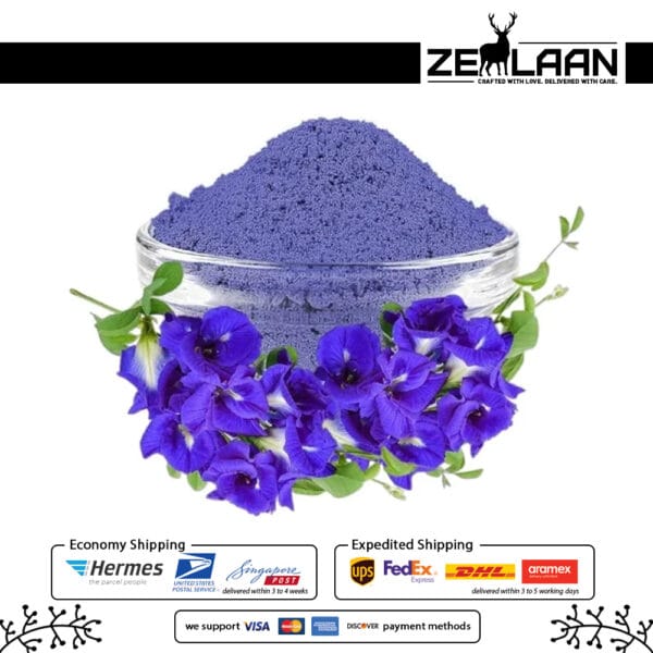 Butterfly Pea Flower Powder with Flower