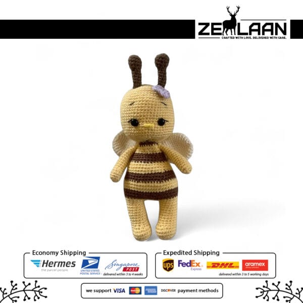 Handmade Crochet Bumblebee