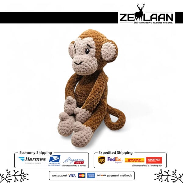 Handmade Crochet Monkey