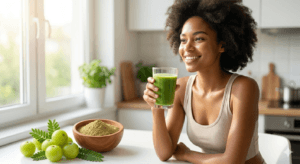 consumption of Amla with vibrant health and modern wellness