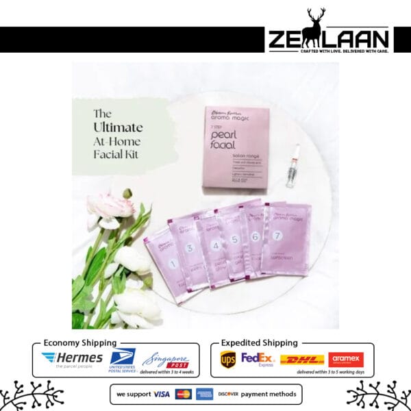 Blossom Kochhar Aroma Magic 7 Step Pearl Facial Salon Range inside Blossom Kochhar Aroma Magic 7 Step Pearl Facial Salon Range inside