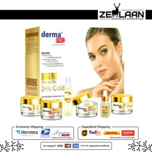 Derma Pro Professional Gold Facial Kit 24k Gold complete front