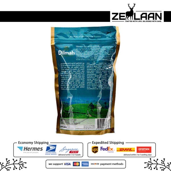 Dilmah Premium Ceylon Tea Loose Leaf back