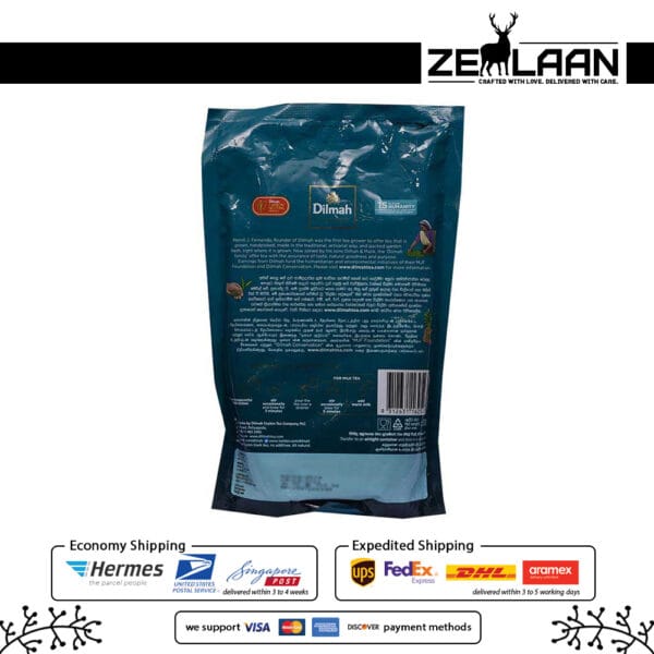 Dilmah Premium Loose Leaf Tea BOPF 500g Back