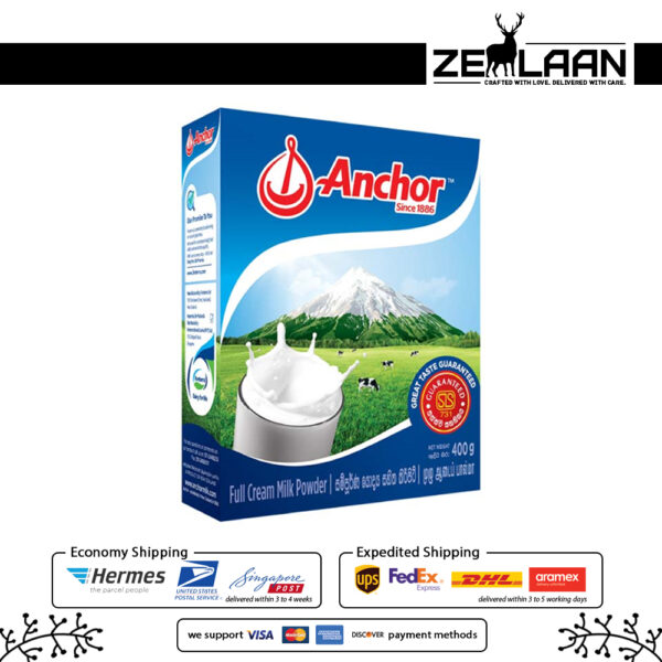 Anchor Full Cream Milk Powder 400g