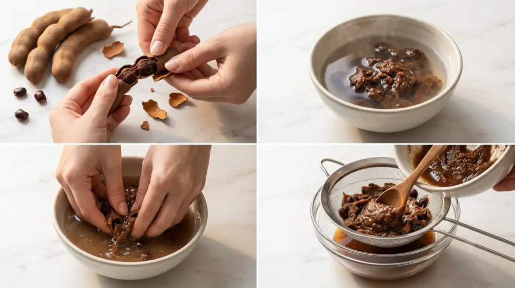 Ceylon Tamarind Grade No.1: The World's Favorite Sour Fruit, Perfected in Sri Lanka 3 How to Extract Tamarind Paste from Whole Pods Step Visual