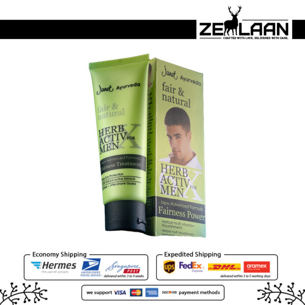 Janet Fair and Natural Herb Activ for Men Fairness Treatment Cream Janet Fair and Natural Herb Activ for Men Fairness Treatment Cream