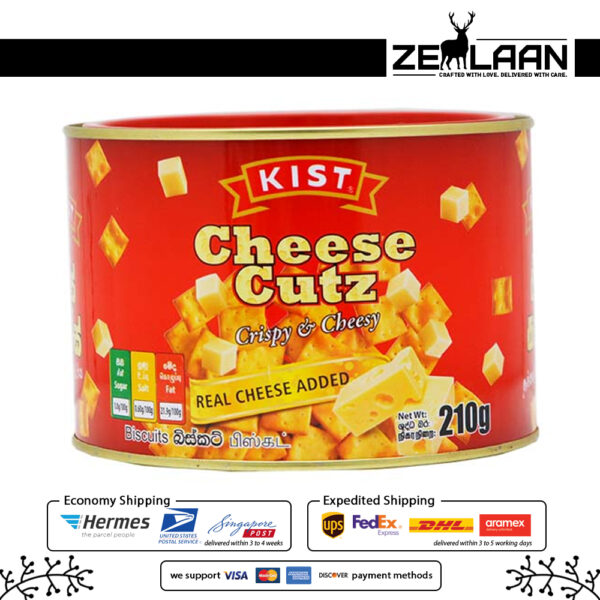 Kist Cheese Cutz Biscuits Tin Kist Cheese Cutz Biscuits Tin