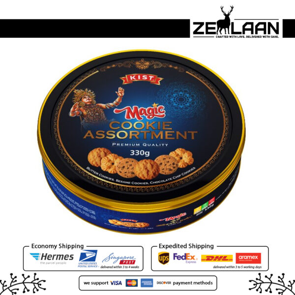 Kist Magic Cookie Assortment Tin Blue Kist Magic Cookie Assortment Tin Blue