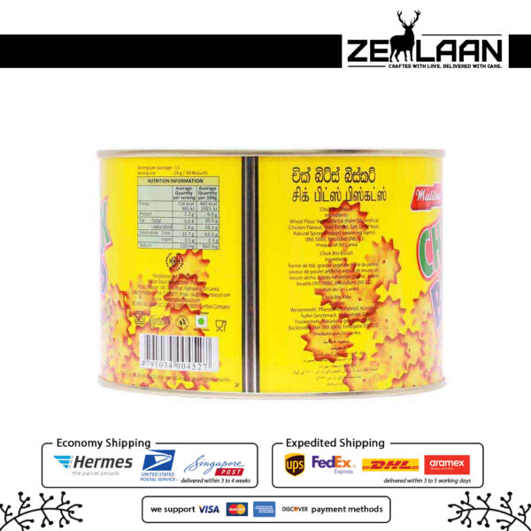 Maliban Chick Bits Savory Biscuits Side Maliban Chick Bits Savory Biscuits Side