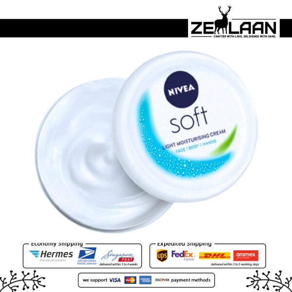 NIVEA Soft Refreshingly Soft Moisturizing Cream Open View NIVEA Soft Refreshingly Soft Moisturizing Cream Open View