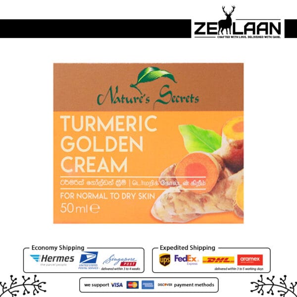 Nature's Secrets Turmeric Golden Cream Box Nature's Secrets Turmeric Golden Cream Box