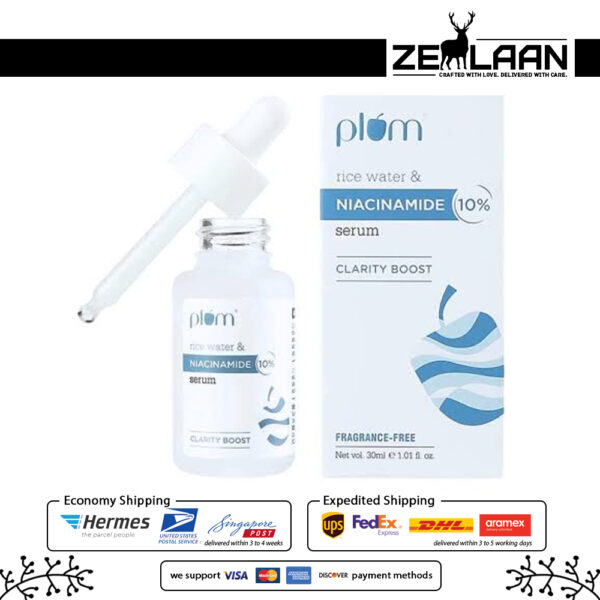 Plum Rice Water & Niacinamide 10% Serum 30ml