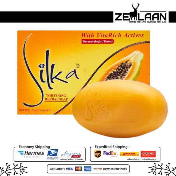 Silka Papaya Herbal Soap with Box