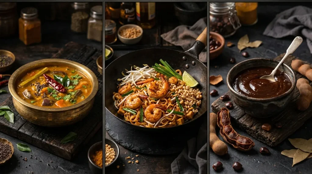 Ceylon Tamarind Grade No.1: The World's Favorite Sour Fruit, Perfected in Sri Lanka 5 Tamarind in Pad Thai Sambar Chutney Three Global Classics