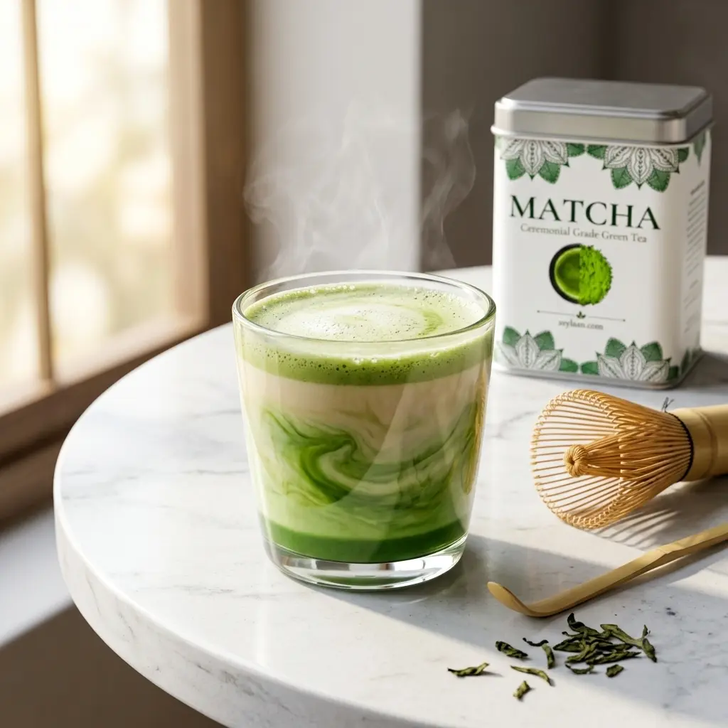 Ceremonial Grade Matcha Green Tea Powder from Sri Lanka's #1 Highlands 3 The Perfect Matcha Latte