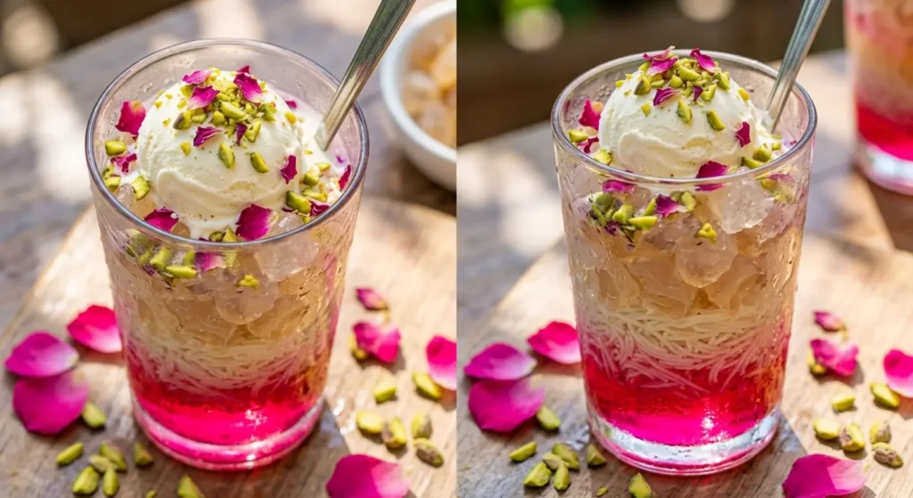 Badam Pisin (Almond Gum): #1 Nature's Cooling Answer to Europe's Historic Heatwave 6 Badam Pisin in Traditional Falooda Layered Cold Dessert