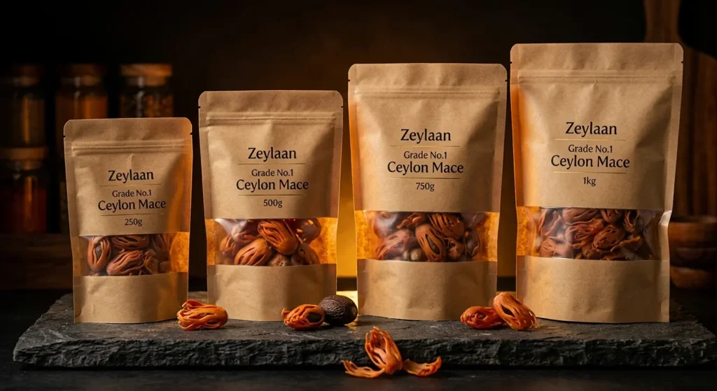 Ceylon Mace: Nutmeg's Sophisticated Sister Most Cooks Have Never Tasted 6 Ceylon Mace 250g 500g 750g 1kg Premium Studio Shot